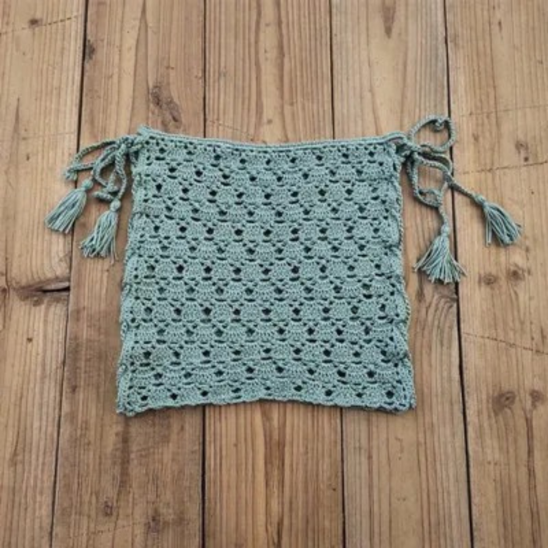 Isla Fierce Lace-Up Skirt in Green