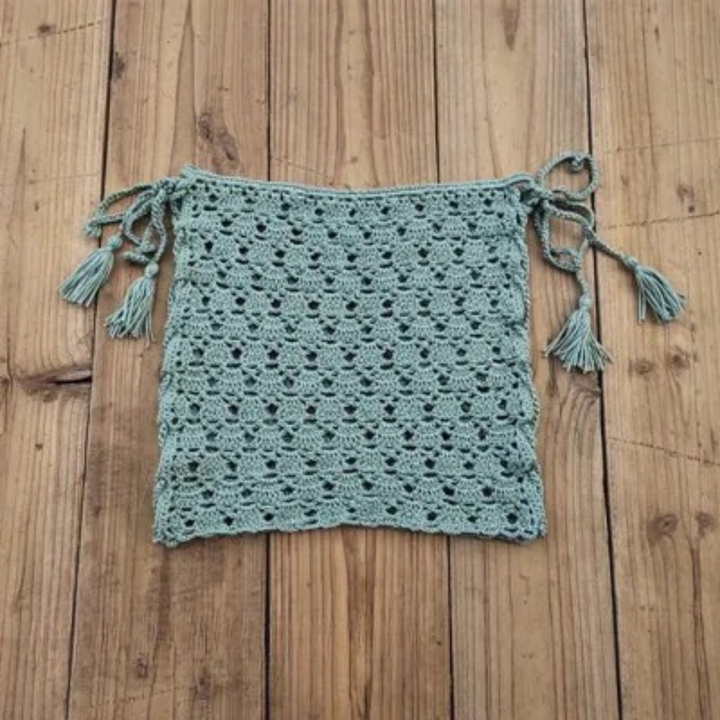 Isla Fierce Lace-Up Skirt in Green