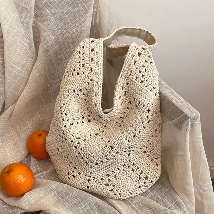 Wild Aura Hobo Bag in Beige