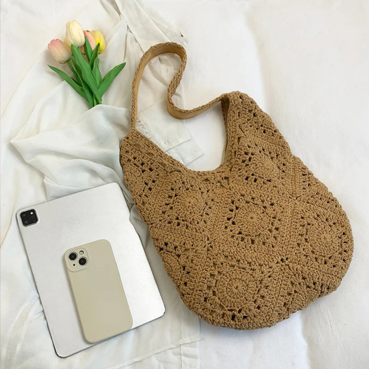 Wild Aura Hobo Bag in Khaki