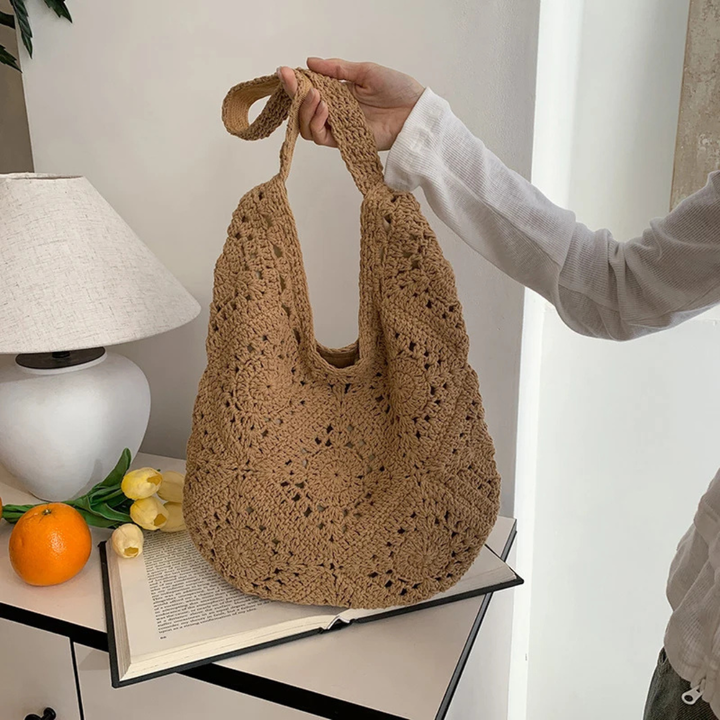 Wild Aura Hobo Bag in Khaki