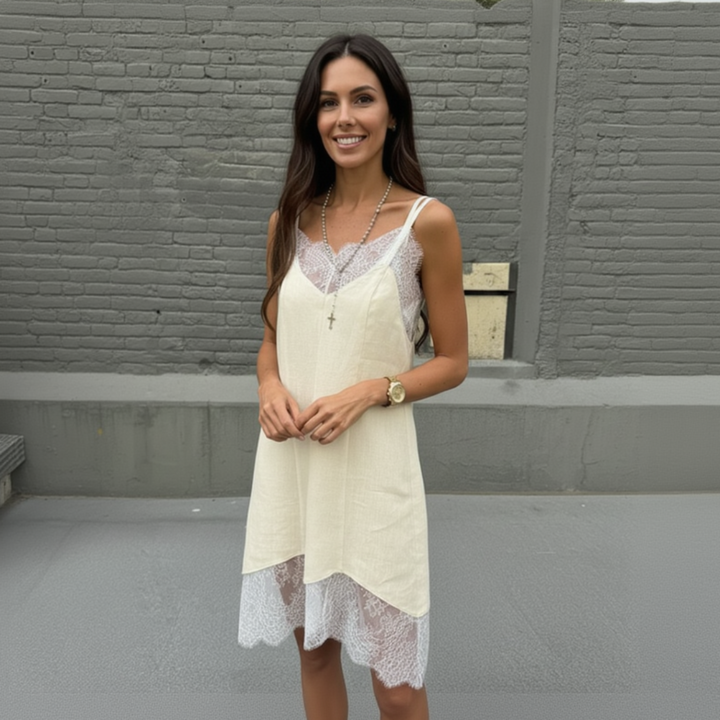 Bare Grace Cotton Mini Dress