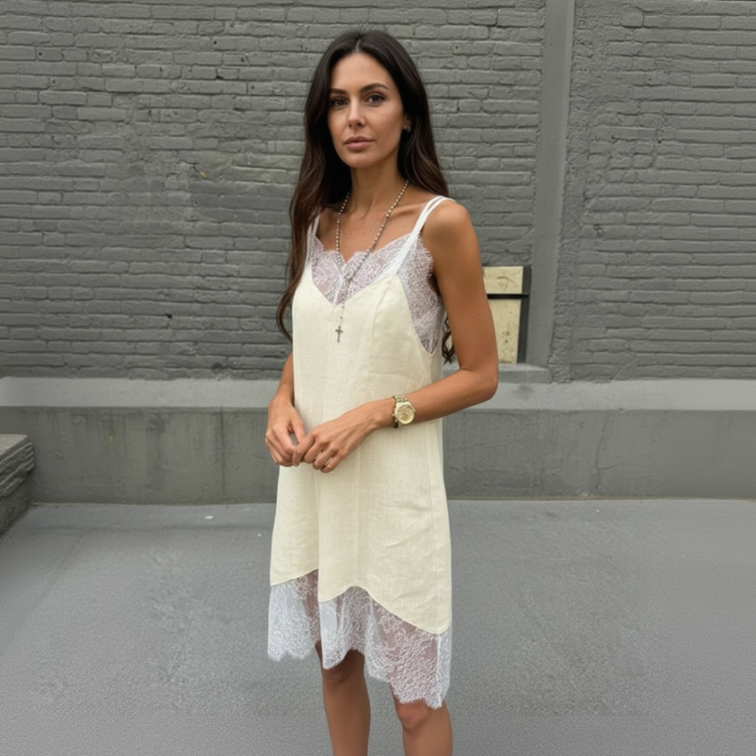 Bare Grace Cotton Mini Dress