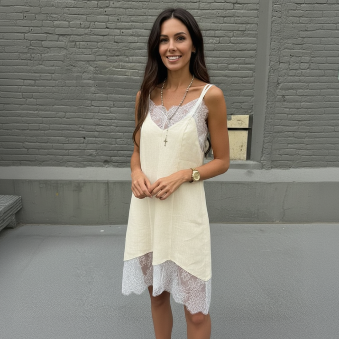 Bare Grace Cotton Mini Dress