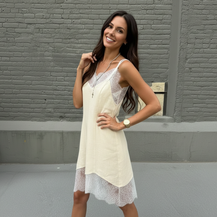 Bare Grace Cotton Mini Dress