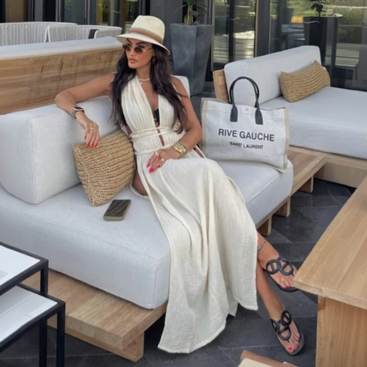 Golden Enchant Maxi Dress