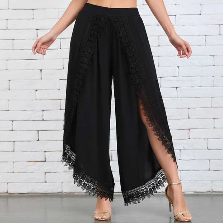 Luxe Feminine Wide Leg Pants