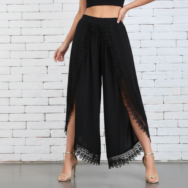 Luxe Feminine Wide Leg Pants