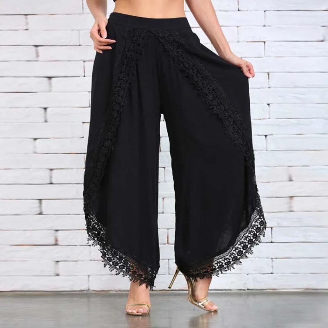 Luxe Feminine Wide Leg Pants