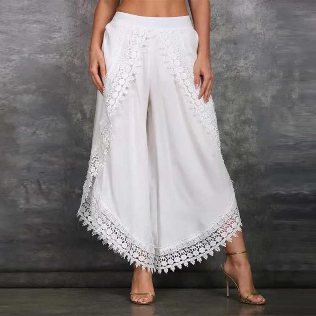 Luxe Feminine Wide Leg Pants