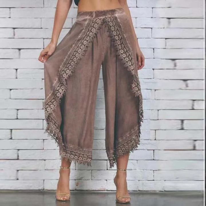 Luxe Feminine Wide Leg Pants