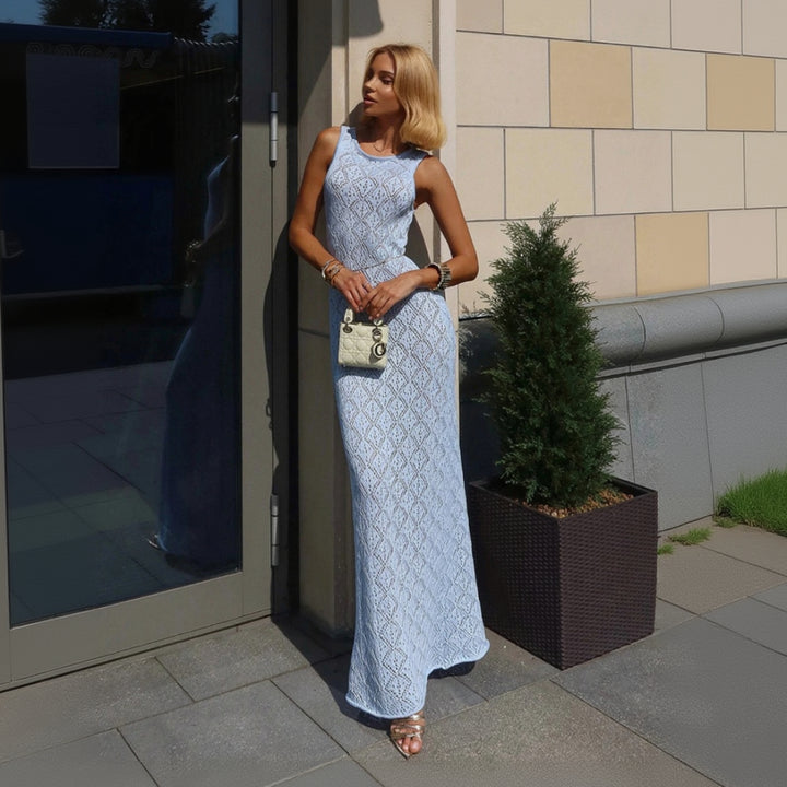 Savage Muse Knit Maxi Dress