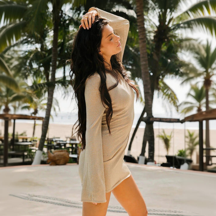 Shoreline Enchant Knit Mini Cover-up