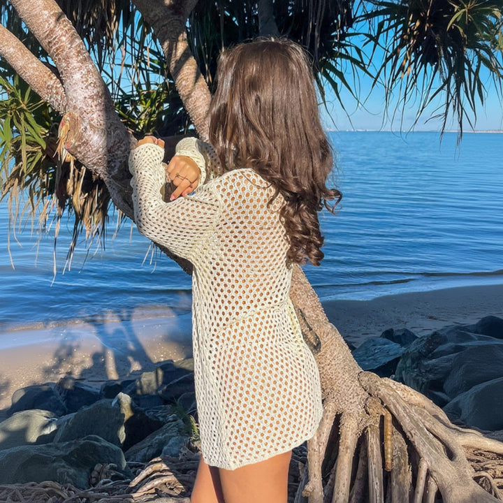 Summer Escape Knit Mini Dress