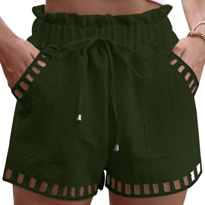 Sun-Chaser Hollow Knit Shorts