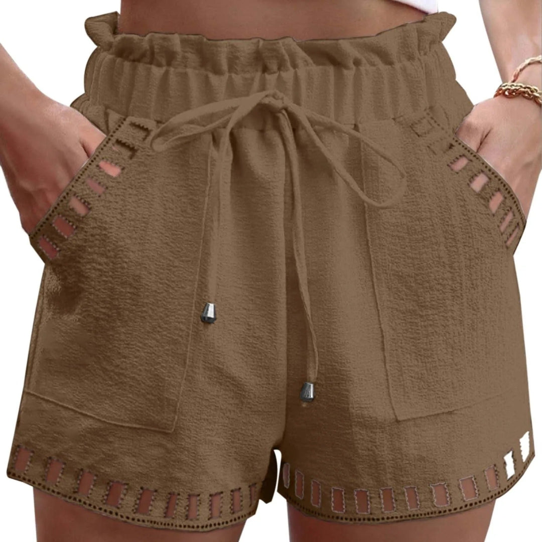 Sun-Chaser Hollow Knit Shorts