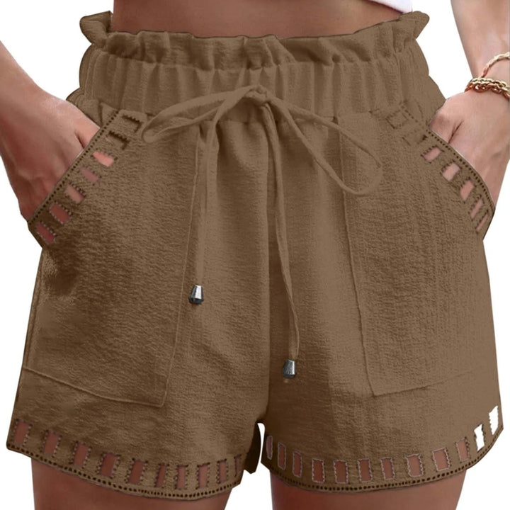 Sun-Chaser Hollow Knit Shorts