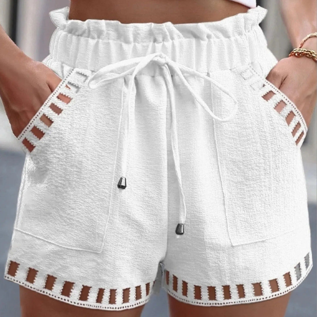 Sun-Chaser Hollow Knit Shorts