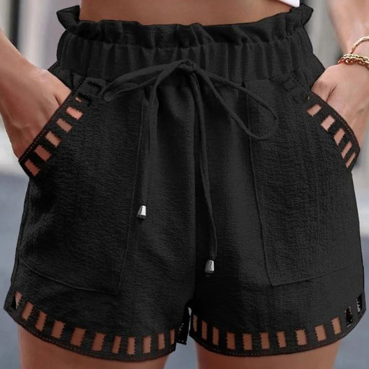 Sun-Chaser Hollow Knit Shorts