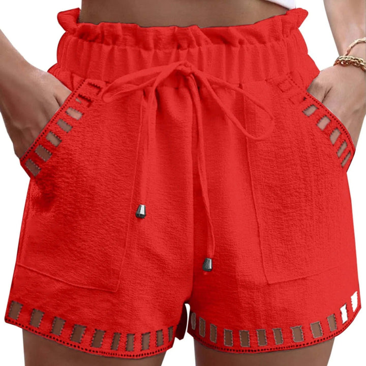 Sun-Chaser Hollow Knit Shorts
