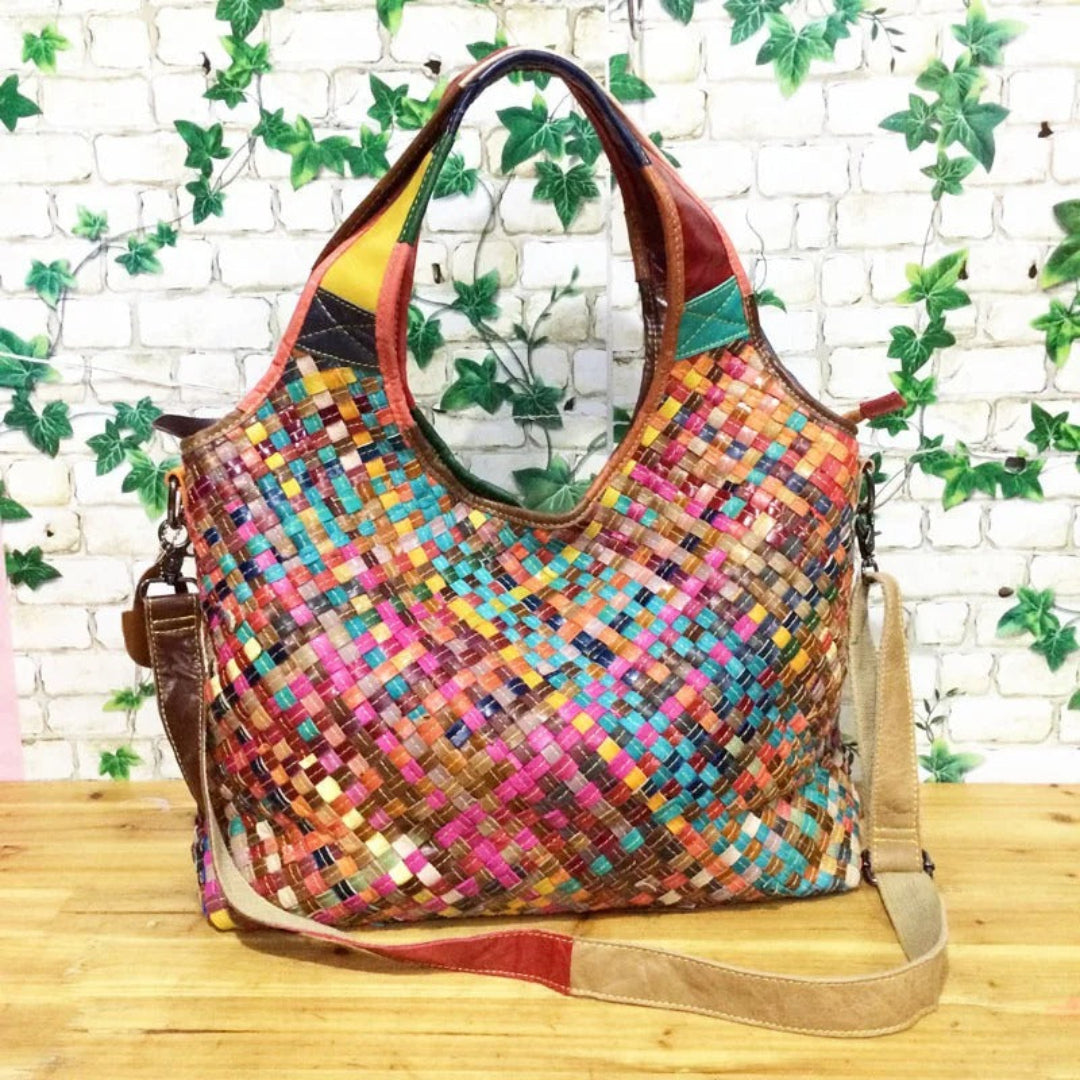 Vielle stripe muse bag, striped shoulder bag for casual, everyday, and summer styling