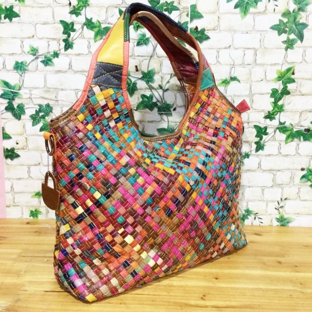 Vielle stripe muse bag, striped shoulder bag for casual, everyday, and summer styling
