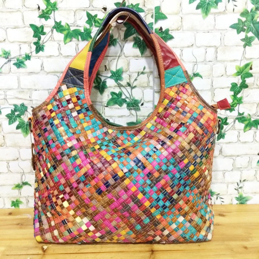 Vielle stripe muse bag, striped shoulder bag for casual, everyday, and summer styling
